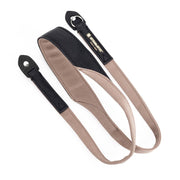 Artisan & Artist ACAM 120 Cotton/Leather Strap, Beige/Black