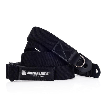 Artisan & Artist* ACAM 108 Acrylic/Leather Strap - Black