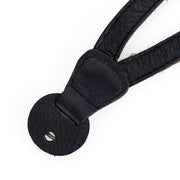 Cecilia Wrist Strap, Walnut Alpaca/ Black Leather