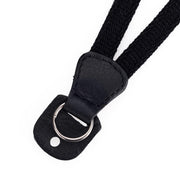 Cecilia Wrist Strap, Black Alpaca/ Black Leather