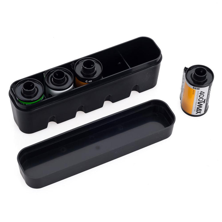 Japan Camera Hunter Film Case for 35mm Film - Half Size for 5 Rolls - Black