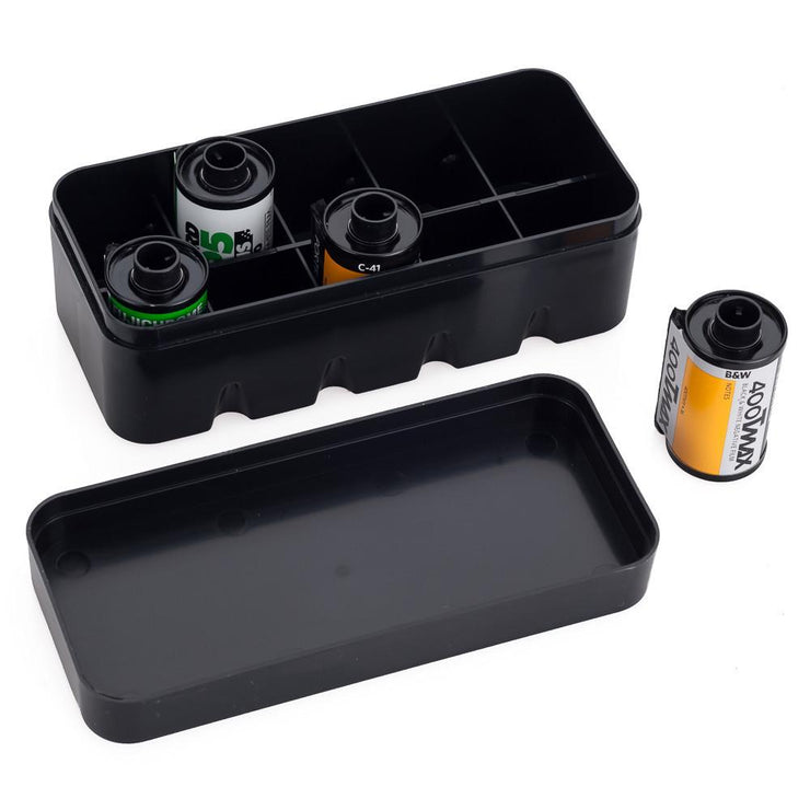 Japan Camera Hunter Film Case for 35mm Film - Half Size for 10 Rolls - Black