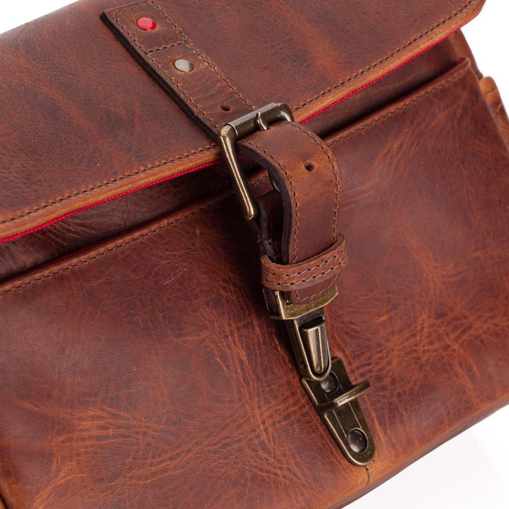 ONA Bowery Camera Bag - Antique Cognac, Leica Edition