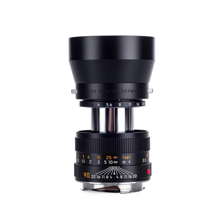 Leica Macro-Elmar-M 90mm f/4 with Macro-Adapter-M and Angle VF
