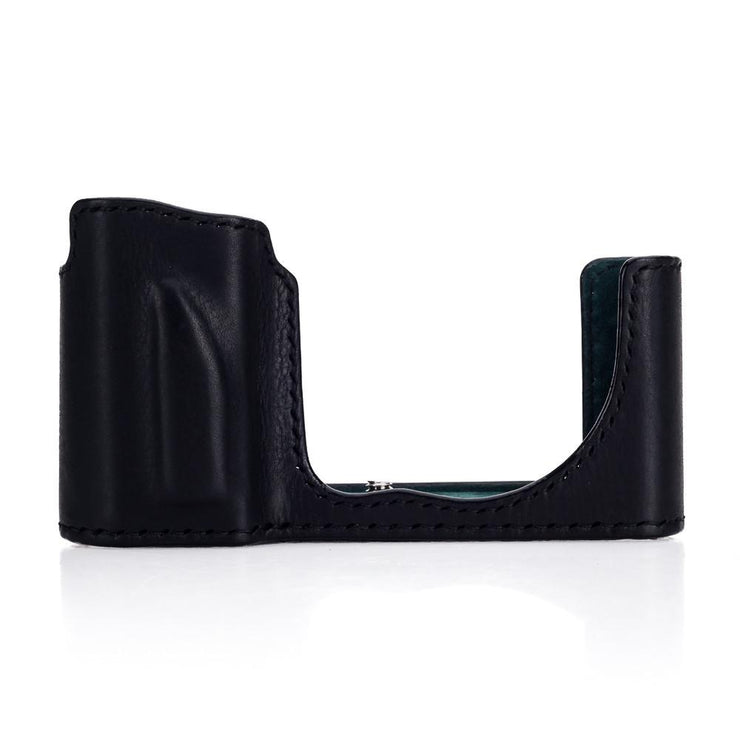 Arte di Mano Leica T (Typ 701) Half Case - Minerva Black with Black Stitching