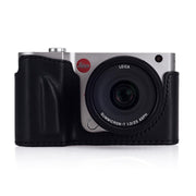 Arte di Mano Leica T (Typ 701) Half Case - Minerva Black with Black Stitching