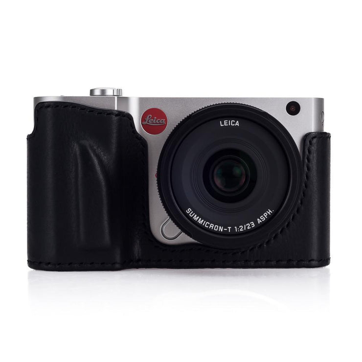 Arte di Mano Leica T (Typ 701) Half Case - Minerva Black with Black Stitching