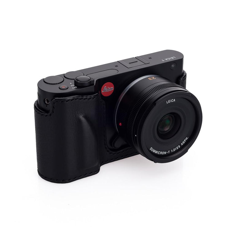 Arte di Mano Leica T (Typ 701) Half Case - Minerva Black with Black Stitching