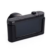 Arte di Mano Leica T (Typ 701) Half Case - Minerva Black with Black Stitching