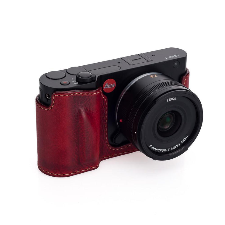 Arte di Mano Leica T (Typ 701) Half Case - Rally Bordo