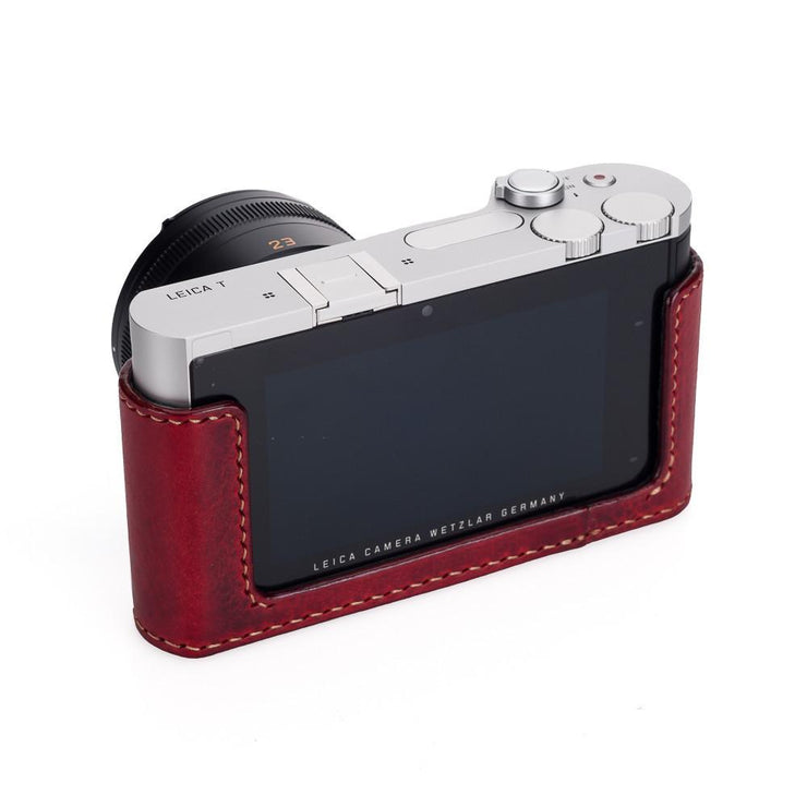 Arte di Mano Leica T (Typ 701) Half Case - Rally Bordo