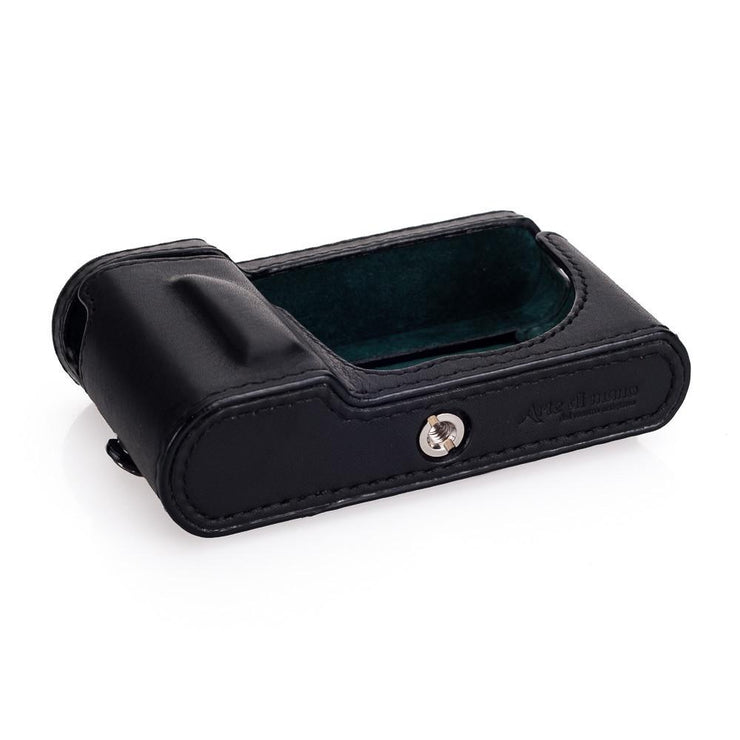 Arte di Mano Leica T (Typ 701) Full Case + Screen Cover - Minerva Black with Black Stitching