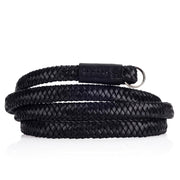 Arte di Mano Extra Long Heritage Neck Strap - Minerva Black with Black Stitching