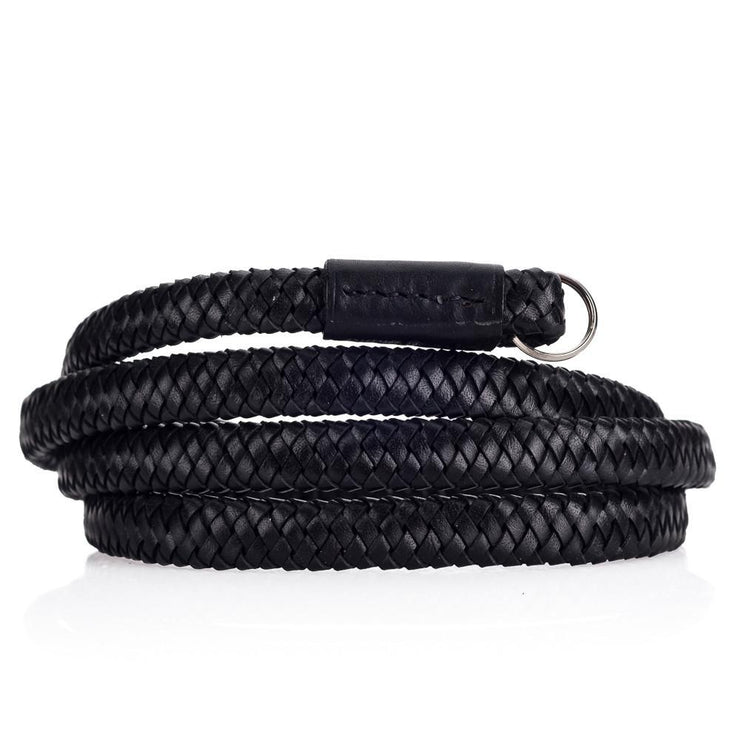 Arte di Mano Extra Long Heritage Neck Strap - Minerva Black with Black Stitching
