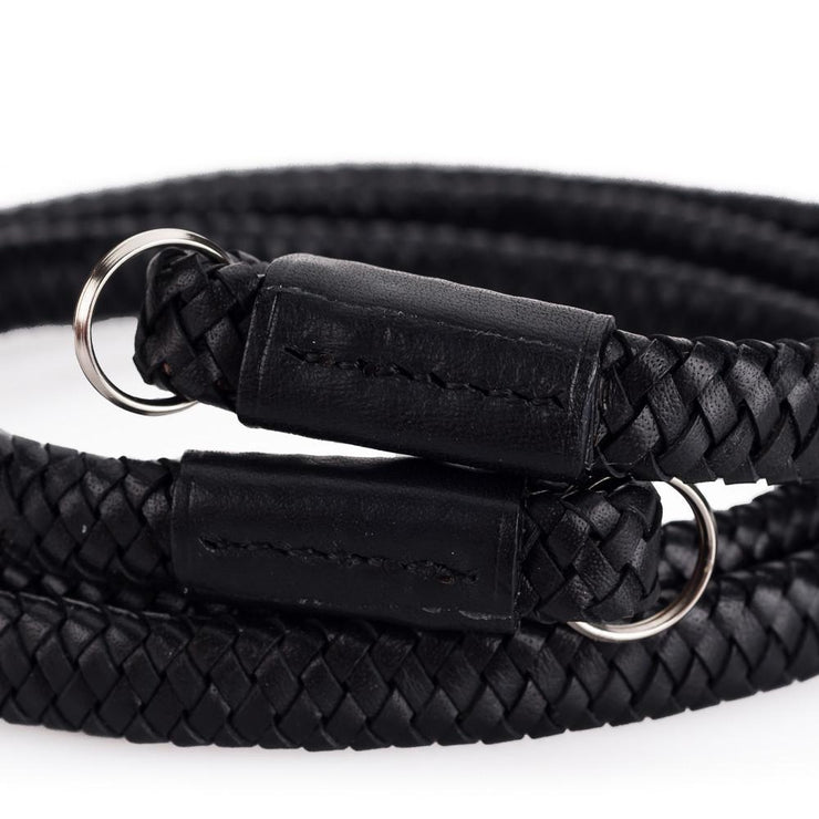 Arte di Mano Extra Long Heritage Neck Strap - Minerva Black with Black Stitching
