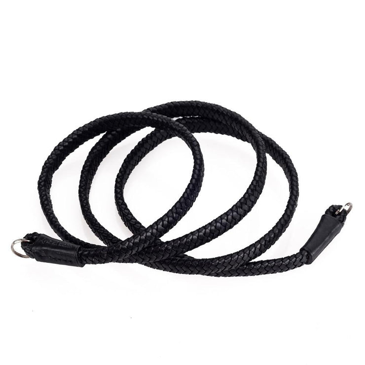 Arte di Mano Extra Long Heritage Neck Strap - Minerva Black with Black Stitching