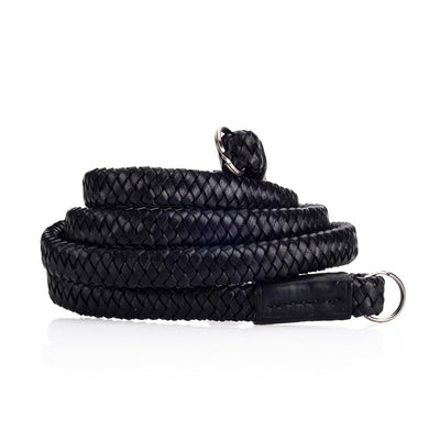 Arte di Mano Heritage Neck Strap - Minerva Black with Black Stitching