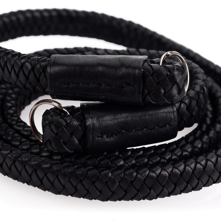 Arte di Mano Heritage Neck Strap - Minerva Black with Black Stitching