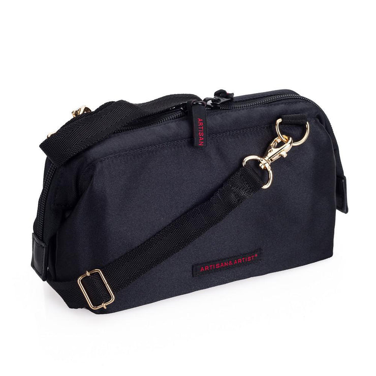 Artisan & Artist* 3WC-PR012 Black Canvas Bag