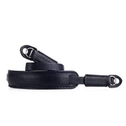 Arte di Mano Classic Neck Strap - Minerva Black with Black Stitching
