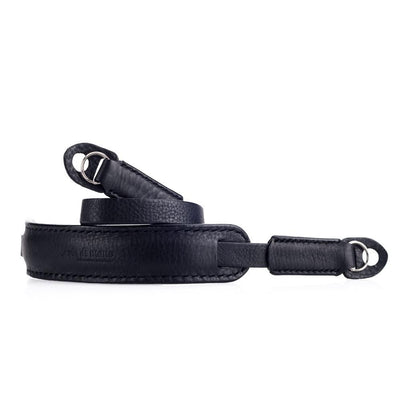Arte di Mano Classic Neck Strap - Minerva Black with Black Stitching