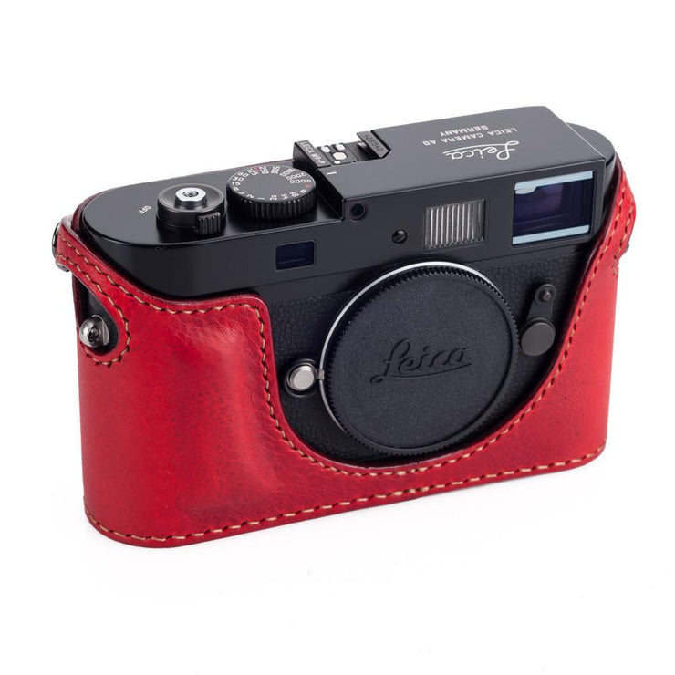 Arte di Mano M8/M9/M-E Half Case with Thumb Pad- Rally Bordo