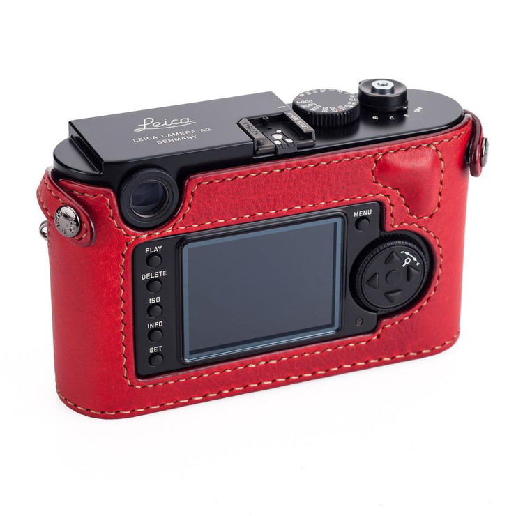 Arte di Mano M8/M9/M-E Half Case with Thumb Pad- Rally Bordo