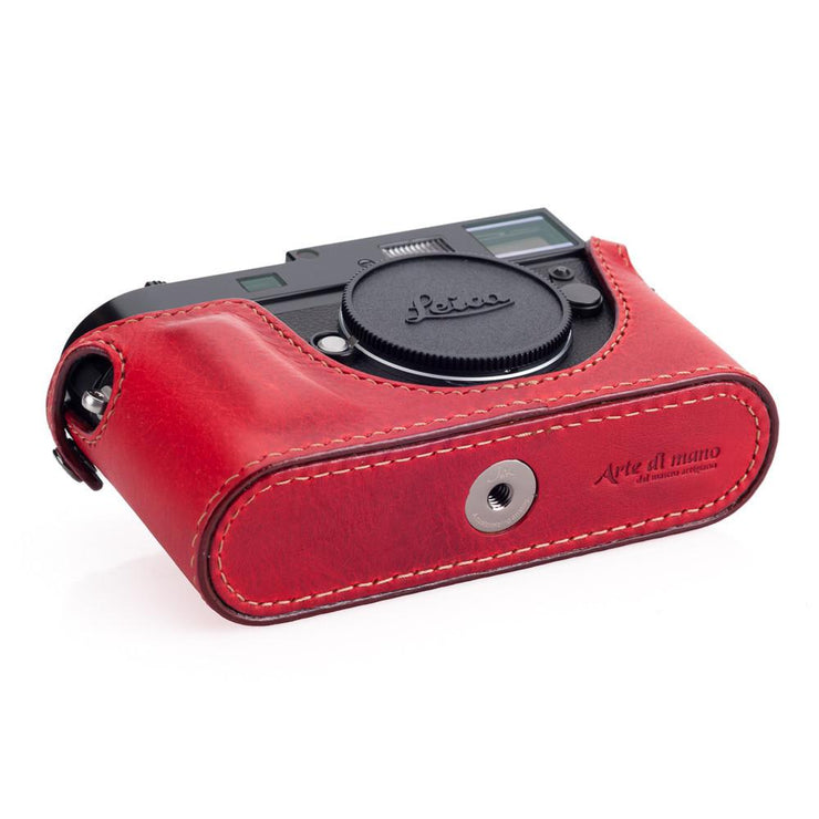 Arte di Mano M8/M9/M-E Half Case with Thumb Pad- Rally Bordo